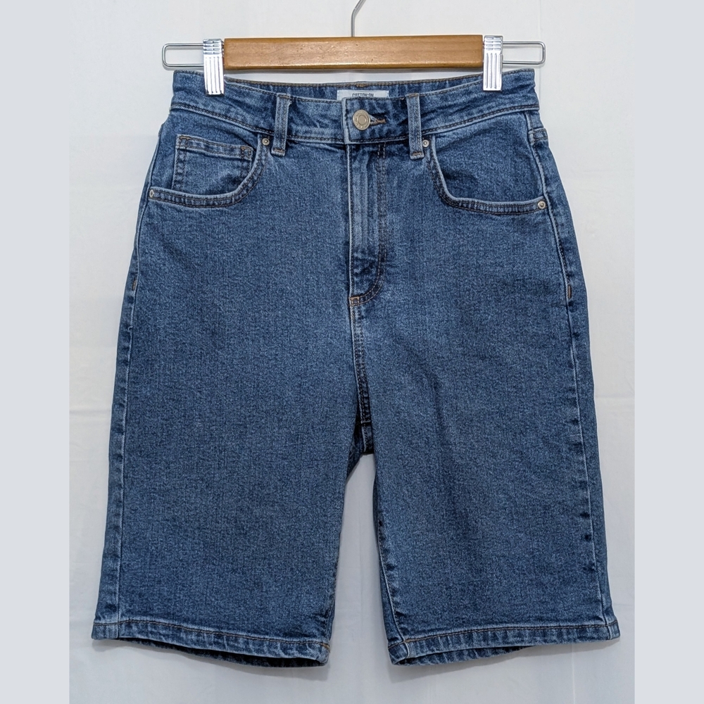 Cotton On Blue Denim Women's Bermuda Shorts